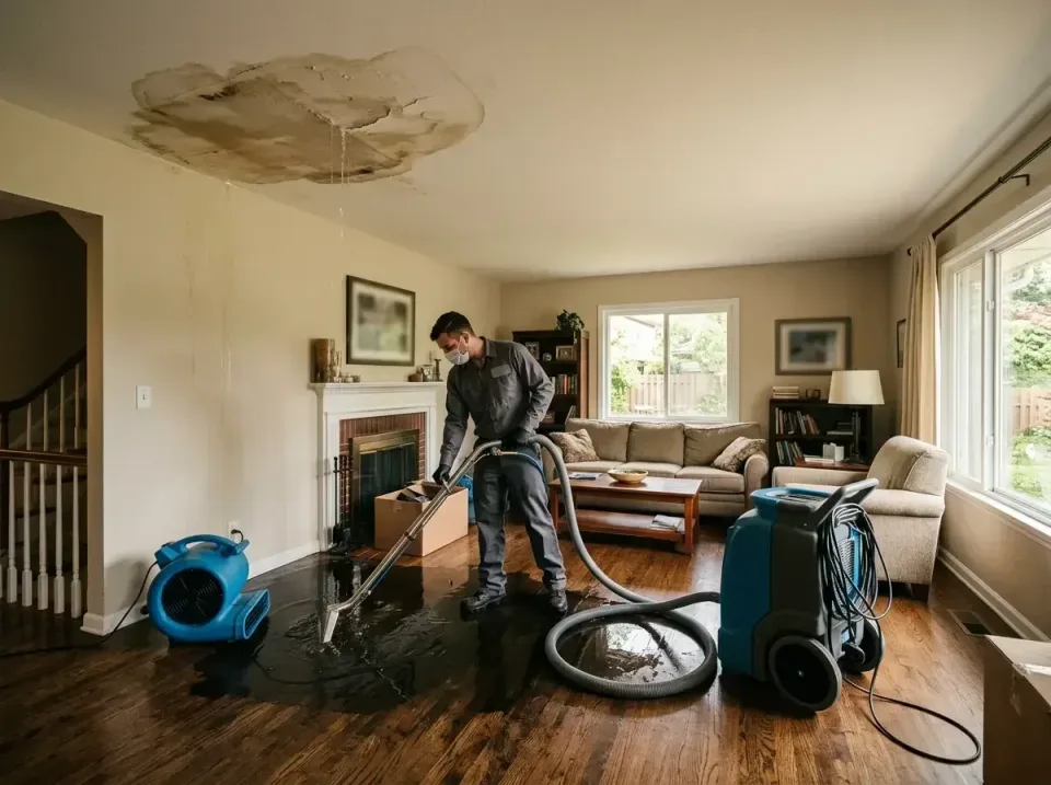 attic-pipe-burst-ceiling-drip-008 — frequently asked questions, Water Damage Restoration & Carpet Care in Midfield, AL
